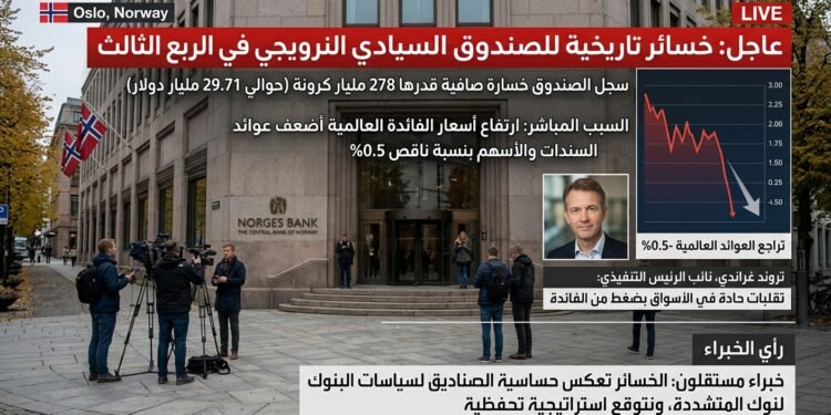 خسائر بـ 30 مليار دولار لأكبر صندوق سيادي في العالم خلال الربع الثالث
